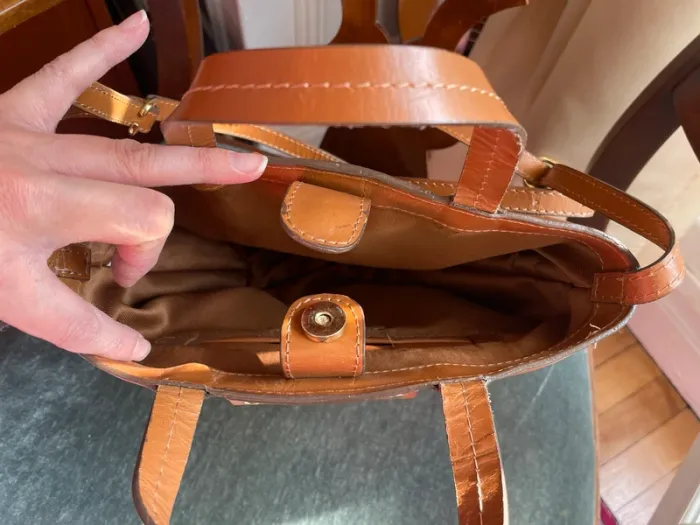 Sac à main camel Zara Basic - photo numéro 3