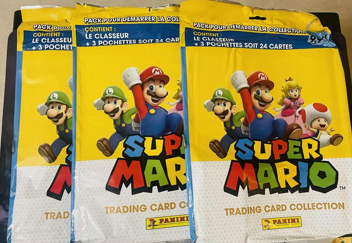 ✨ Vente Lot de 3 Boosters Super Mario + Classeur Édition Limitée ✨