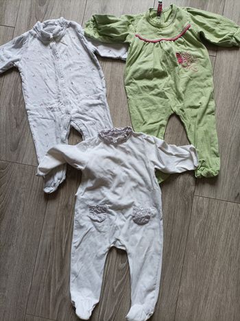 Lot de 3 pyjamas cotton 6 mois