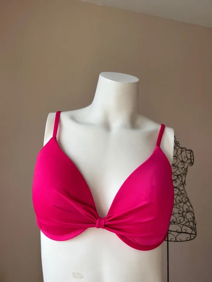 Haut maillot de bain fushia - photo numéro 4