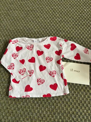 Maillot cœur 18 mois