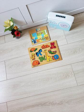 Lot de 2 puzzles en bois 🎀 3€