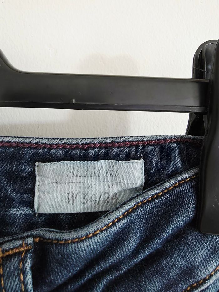 Jeans slim bleu foncé Bonobo - photo numéro 5