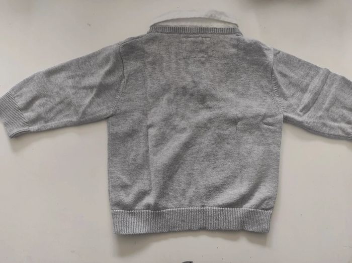 Pull chemise obaibi 12 mois tbe - photo numéro 3