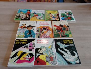  Lot de 10 livres, bibliothèque rose (divers)(10)