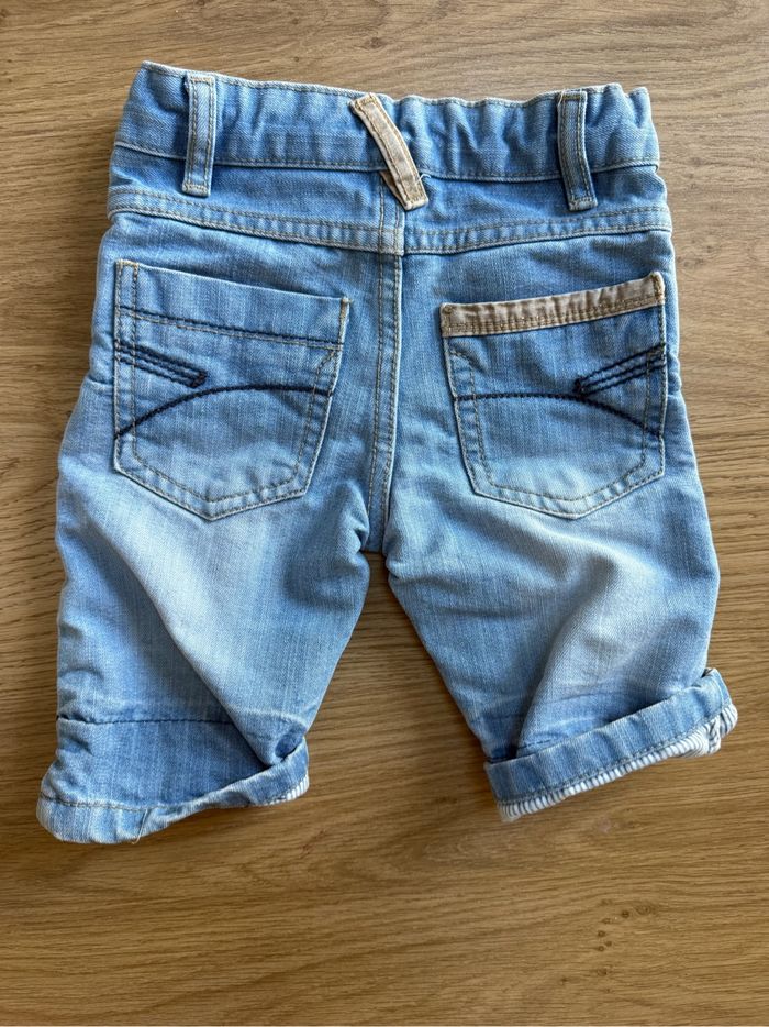 Short jeans enfant 36 mois 3 ans Creeks bleu très bon état - photo numéro 2
