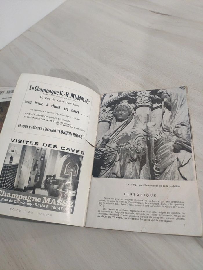 Lot 3 livres Reims ville sacres cathédrale art et histoire Demouy - photo numéro 7