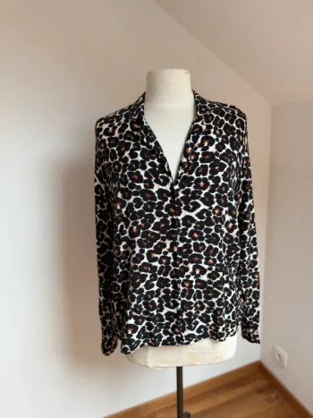 Superbe chemise blouse léopard en viscose Etam 🌸 44