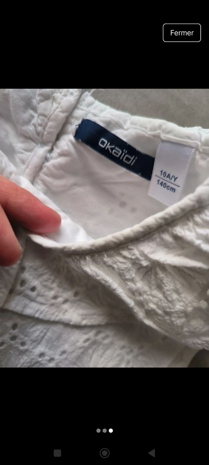 Haut manches courtes fille 10 ans Okaïdi - photo numéro 3