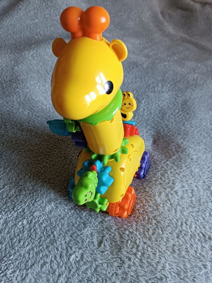 Jouet d’éveil – Girafe interactive avec engrenages - photo numéro 6