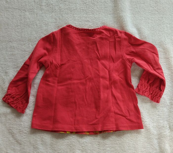 Sweat à manches longues rouge LA COMPAGNIE DES PETITS, Taille 18 mois - photo numéro 2