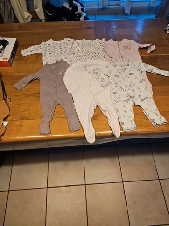 Lot 6 pyjamas 3 mois