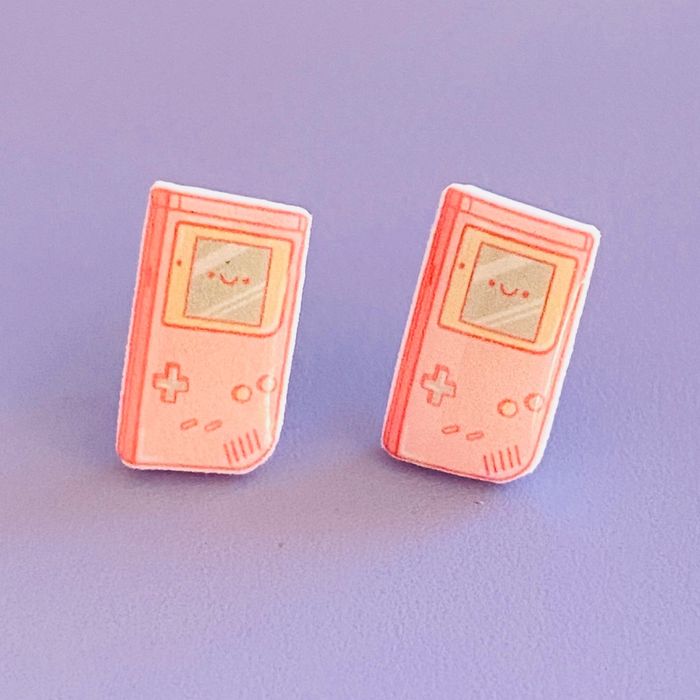 Boucles d’oreilles Fait main Résine Kawaii Gaming