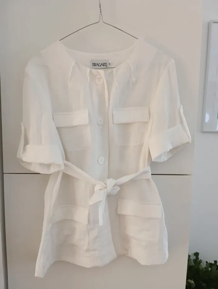Veste blanche Légere taille 42 Bragard - photo numéro 2