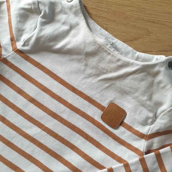 💚 Tee-shirt ML jeans 12 mois Obaïbi/Kiabi #emyfleury_12moisgarçon - photo numéro 2