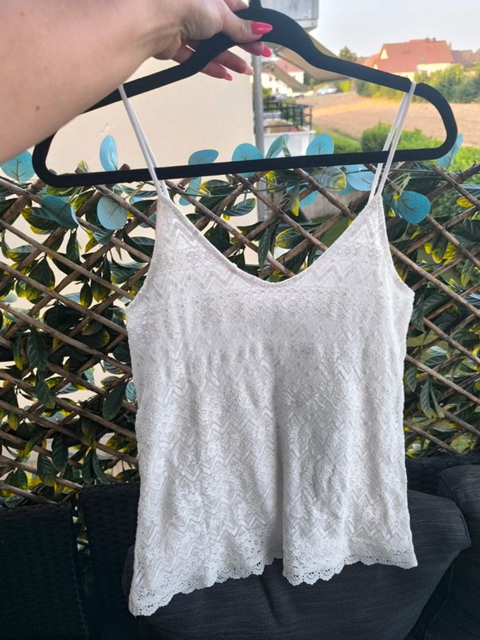 Débardeur dentelle excellent état, taille S - photo numéro 4