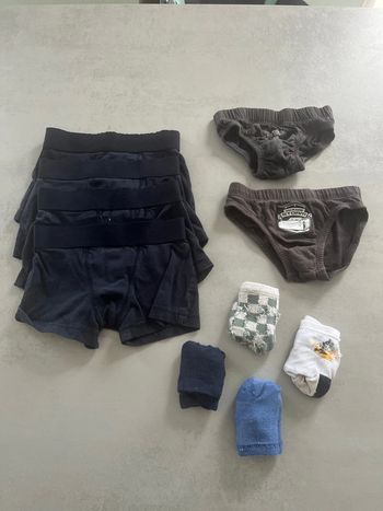 Lot sous vêtement garçons