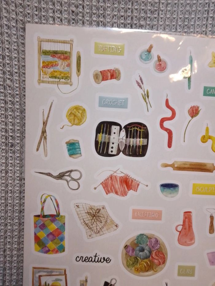 Autocollants Stickers reliefs x2 scrapbooking - photo numéro 6