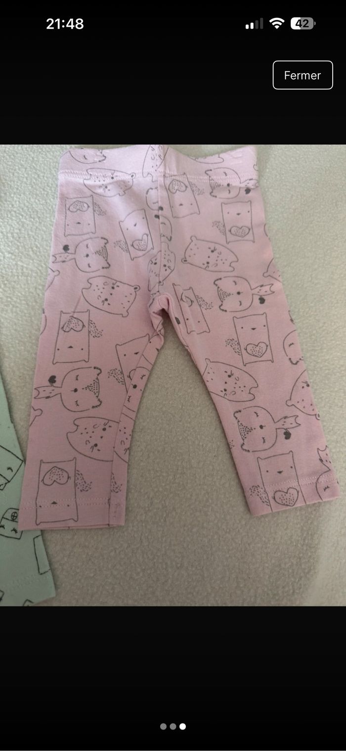 2 leggings 3 mois - photo numéro 3