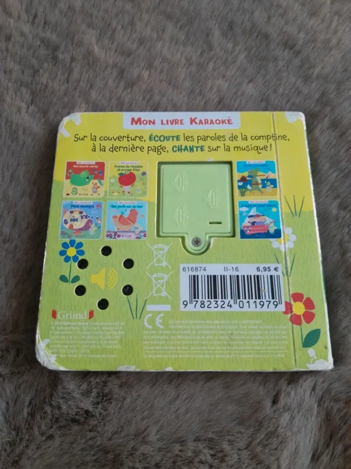 Livre - Mon livre Karaoké " Pomme de Reinette et Pomme d'api " - Très bon état- Édition Gründ - photo numéro 2