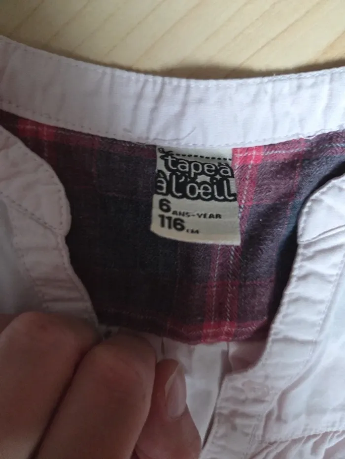 Blouse TAO 6ans fille rose clair - photo numéro 2