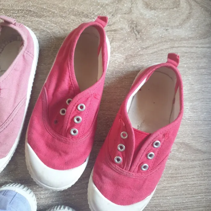 🩷 Lot de 3 paires de baskets pointures 29 Tex #emyfleury_pointure29fille - photo numéro 4