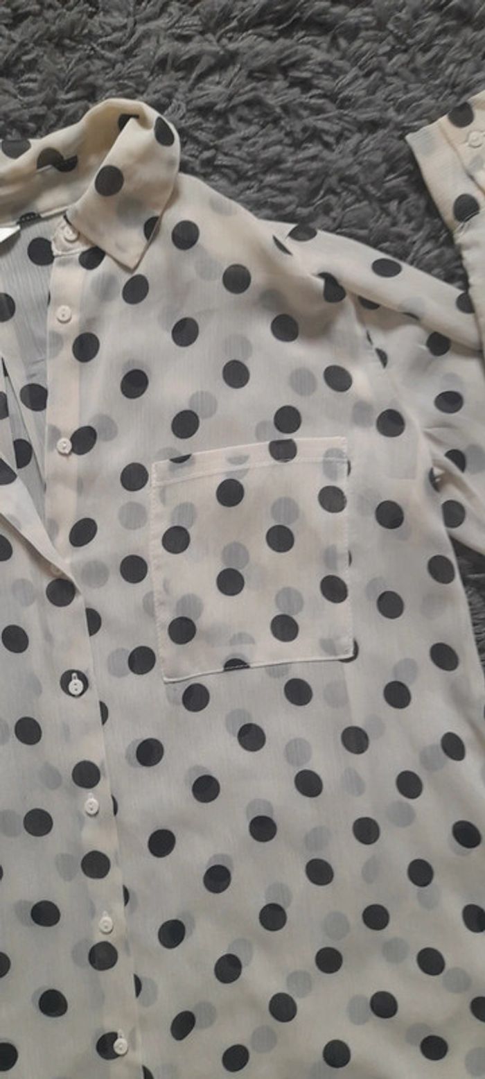 Chemise à pois Stradivarius - photo numéro 2