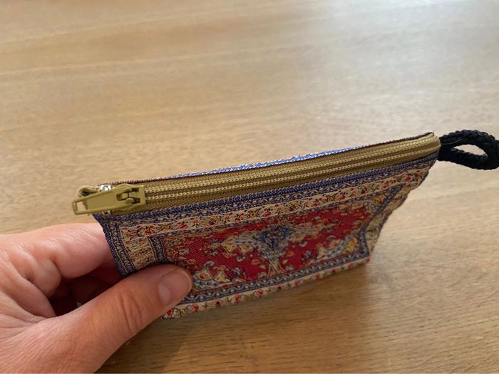 Lot de deux porte-monnaies brodés indiens - photo numéro 6