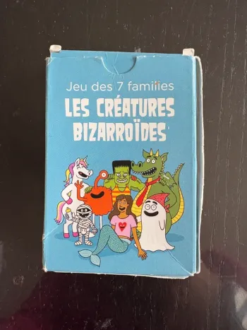 Jeu des 7 familles: les créatures bizarroïdes