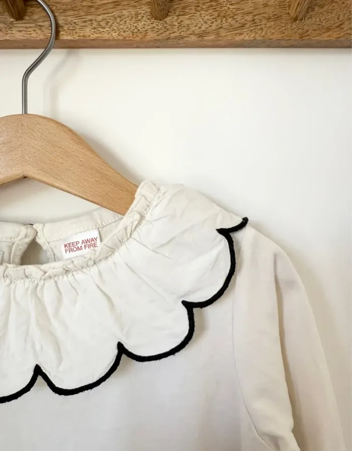 Blouse à col Claudine Zara - photo numéro 2