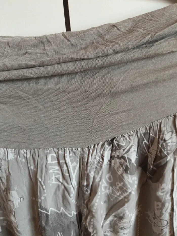 Pantalon Aladin gris et blanc - photo numéro 2