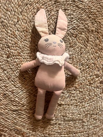 Doudou lapin Elodie détails