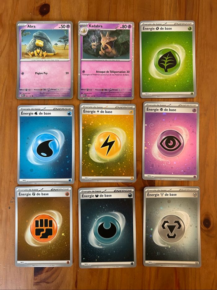 Lot Cartes Pokémon holographiques Rare EV3.5 MEW 151 FR neuf - photo numéro 3