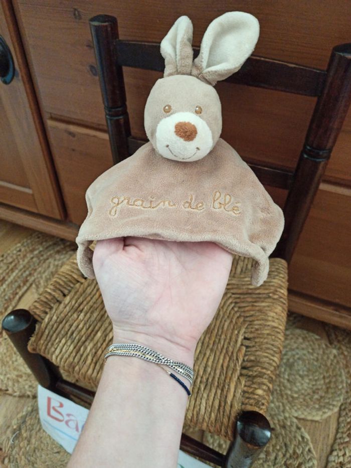 Doudou grain de blé BE lapin - photo numéro 4