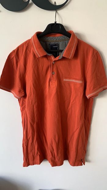 Polo orange corail Devred taille M