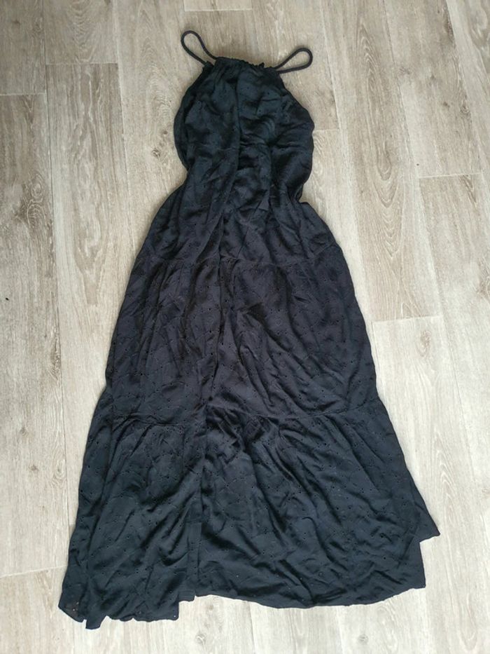 Robe noire longue d été  taille 36 promod