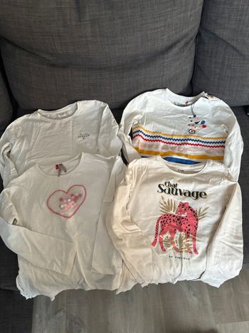 4 tee shirt manche longue