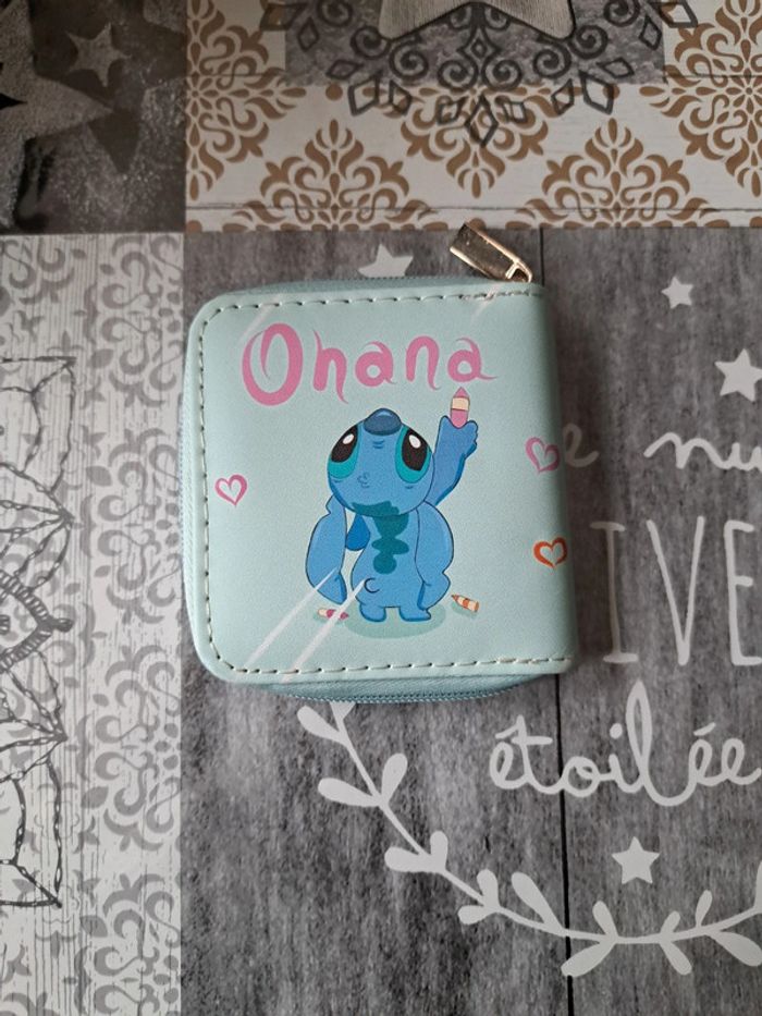 Porte monnaie et carte Stitch - photo numéro 2