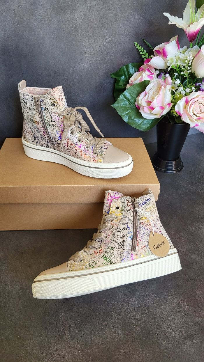 Gabor Sneakers Beige Multicolor - Unisex - Size : 36 🌈🌈 - photo numéro 4