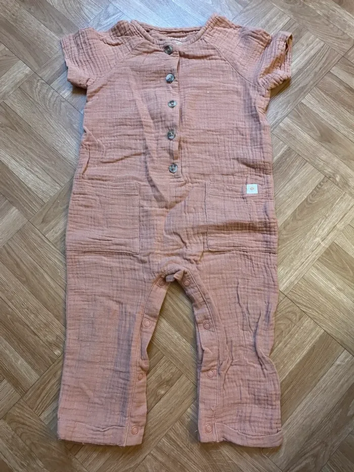 Combinaison fin d’été marron cuivre taille 9/12 mois Primark