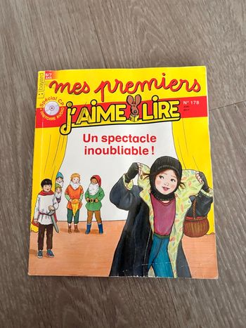 Livre j’aime lire un spectacle inoubliable 