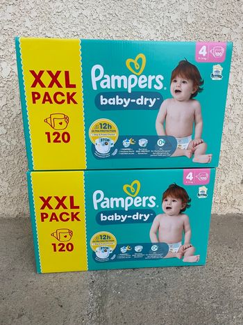 Pampers baby dry taille 4