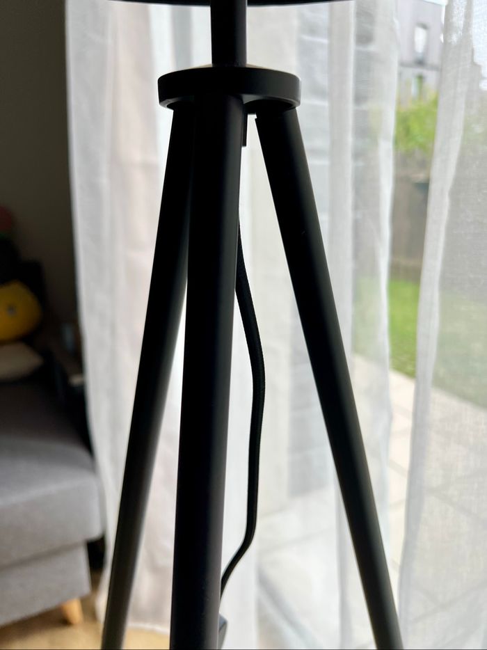 Lampadaire en cannage - photo numéro 4