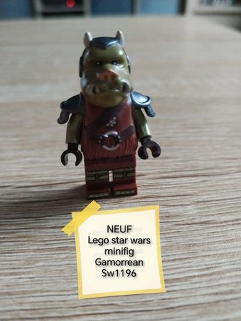 Lego star wars minifig gamorrean sw1196 neuf
