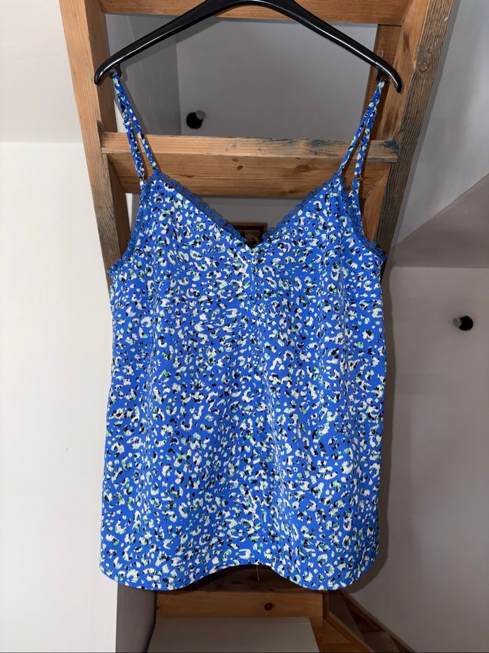 Top léopard bleu - photo numéro 2