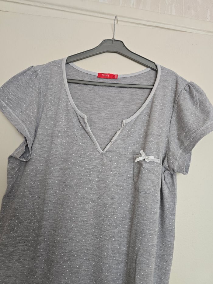 Robe de nuit grise - photo numéro 3