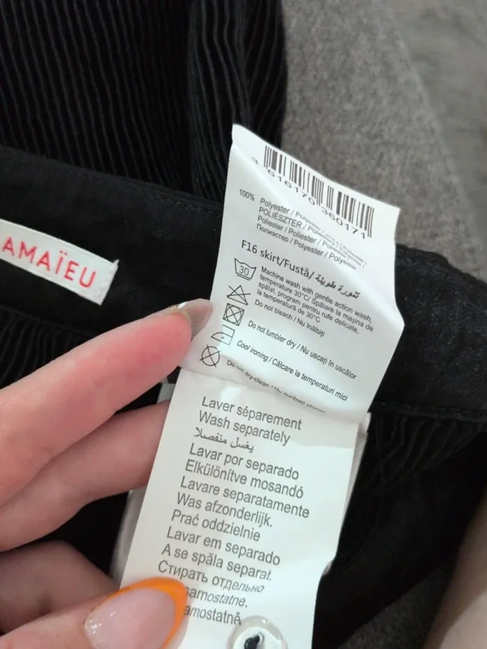 Petite jupe noire Camaïeu – Taille 38 – Neuve avec étiquette - photo numéro 6