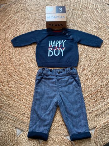 Ensemble garçon 3 mois