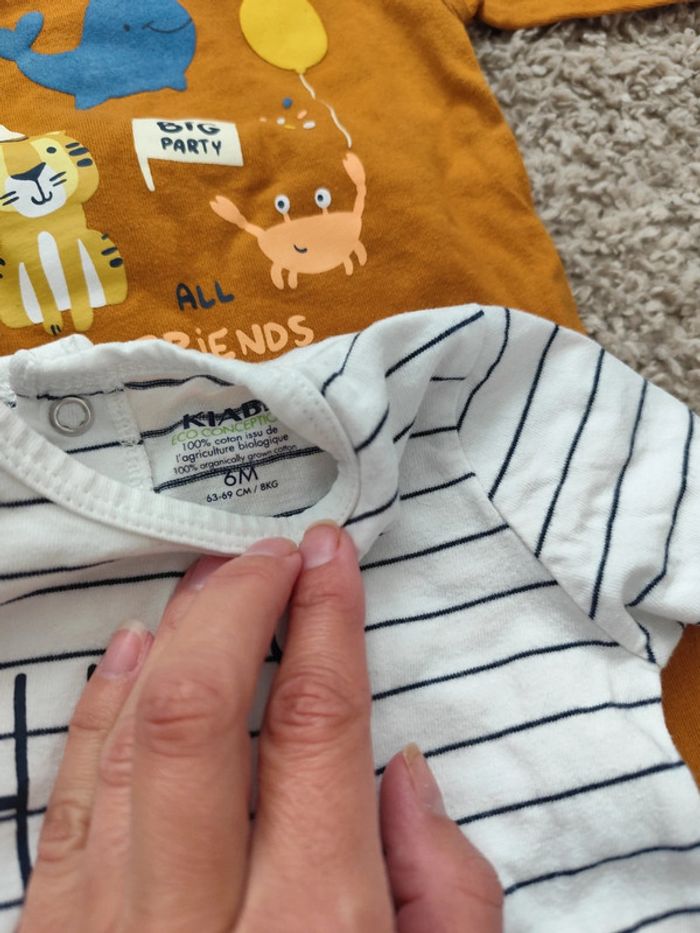 Lot de pyjamas été 6mois - photo numéro 4