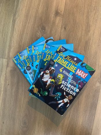 Lot de 5 j’aime lire Max